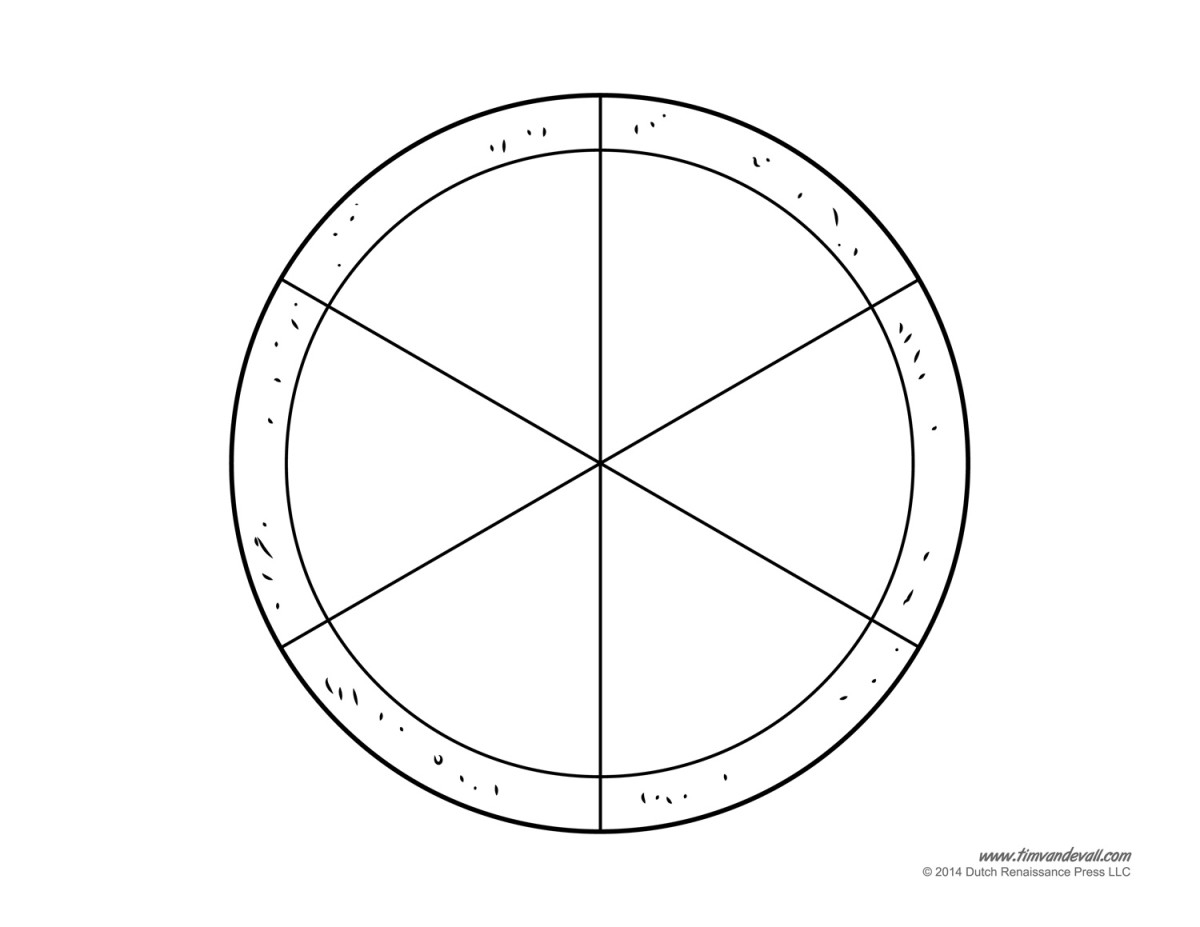 Blank pizza template Tim 39 s Printables