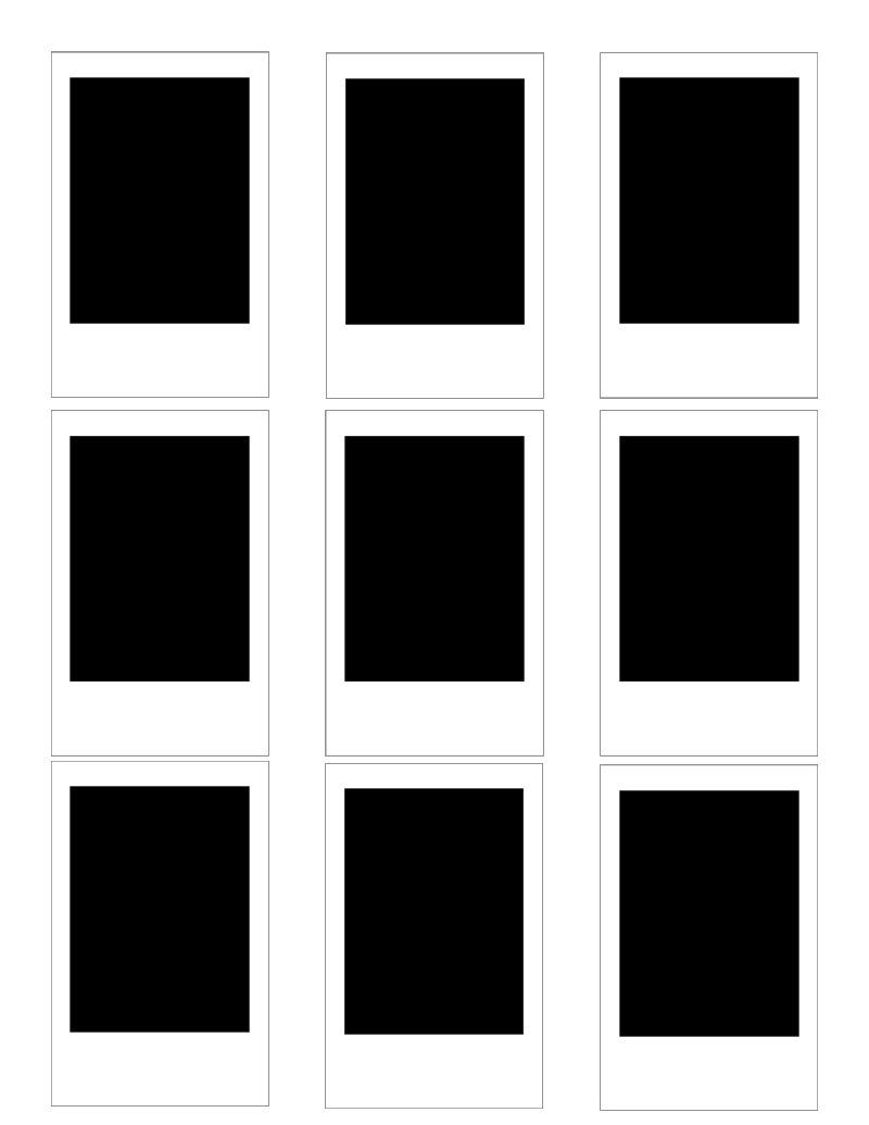 blank polaroid template