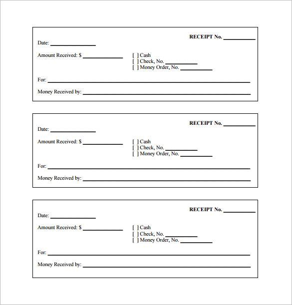 Blank Receipt Template Pdf Printable Receipt Template Riset