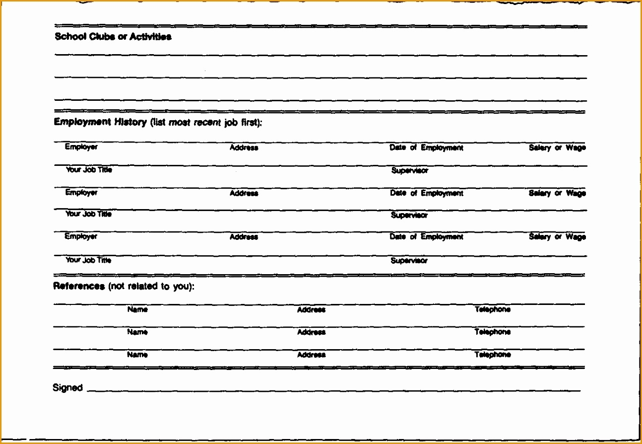 blank resumes to print formats