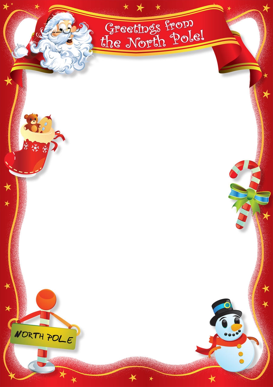 Blank Santa Letter Template Printable Printable Templates