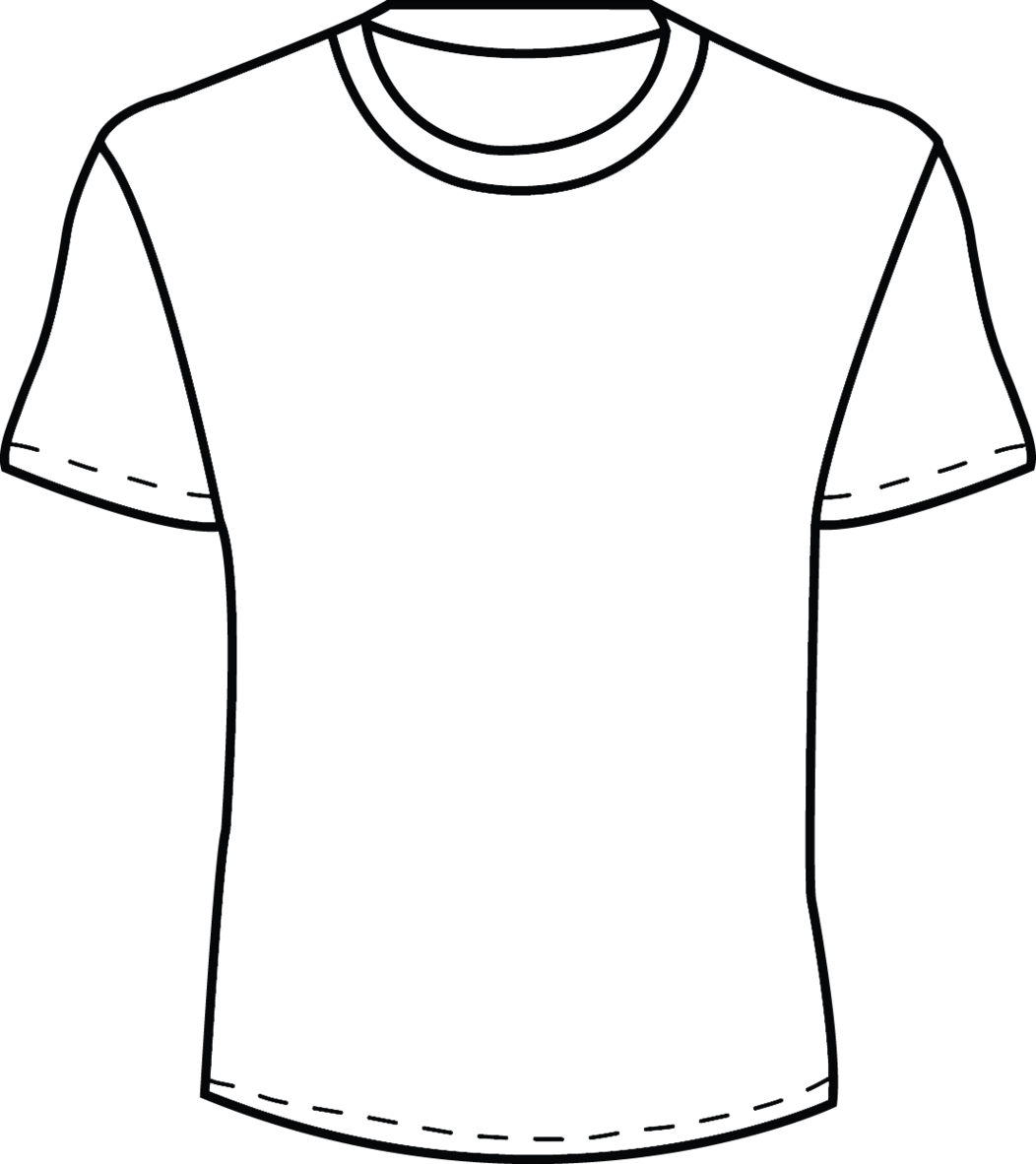 tshirt template to color