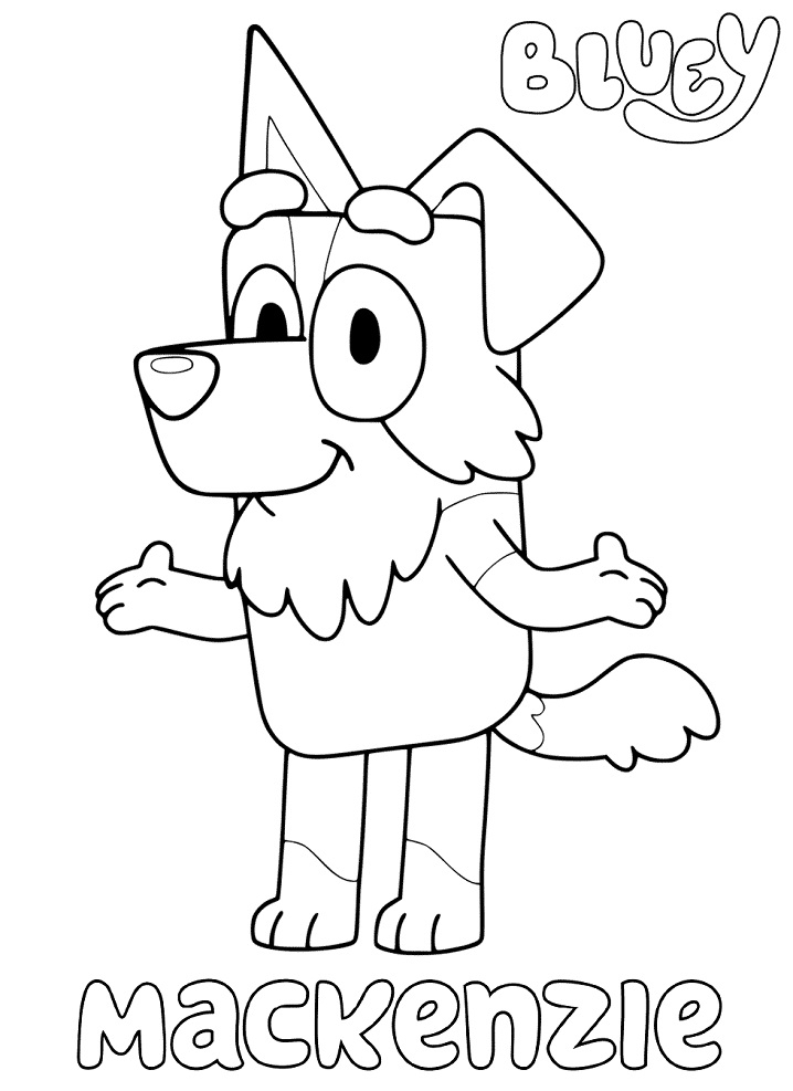 Bluey 39 s House Coloring Page Free Printable Coloring Pages For Kids