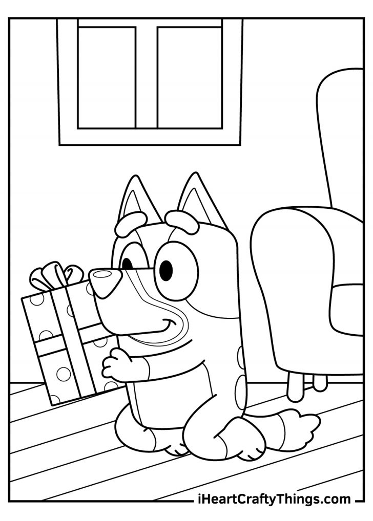 Bluey Printable Coloring Pages