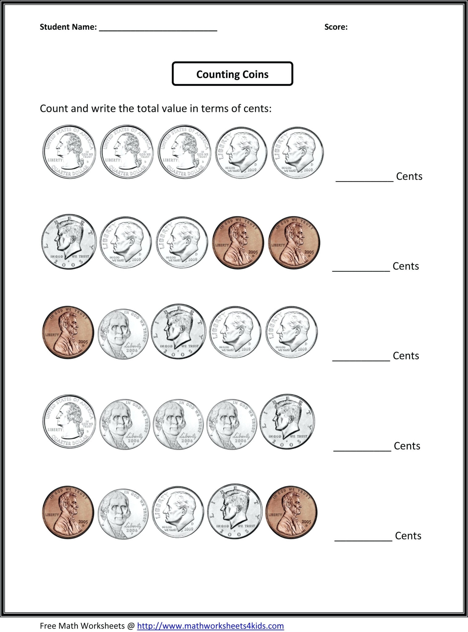 printable free worksheets for kids