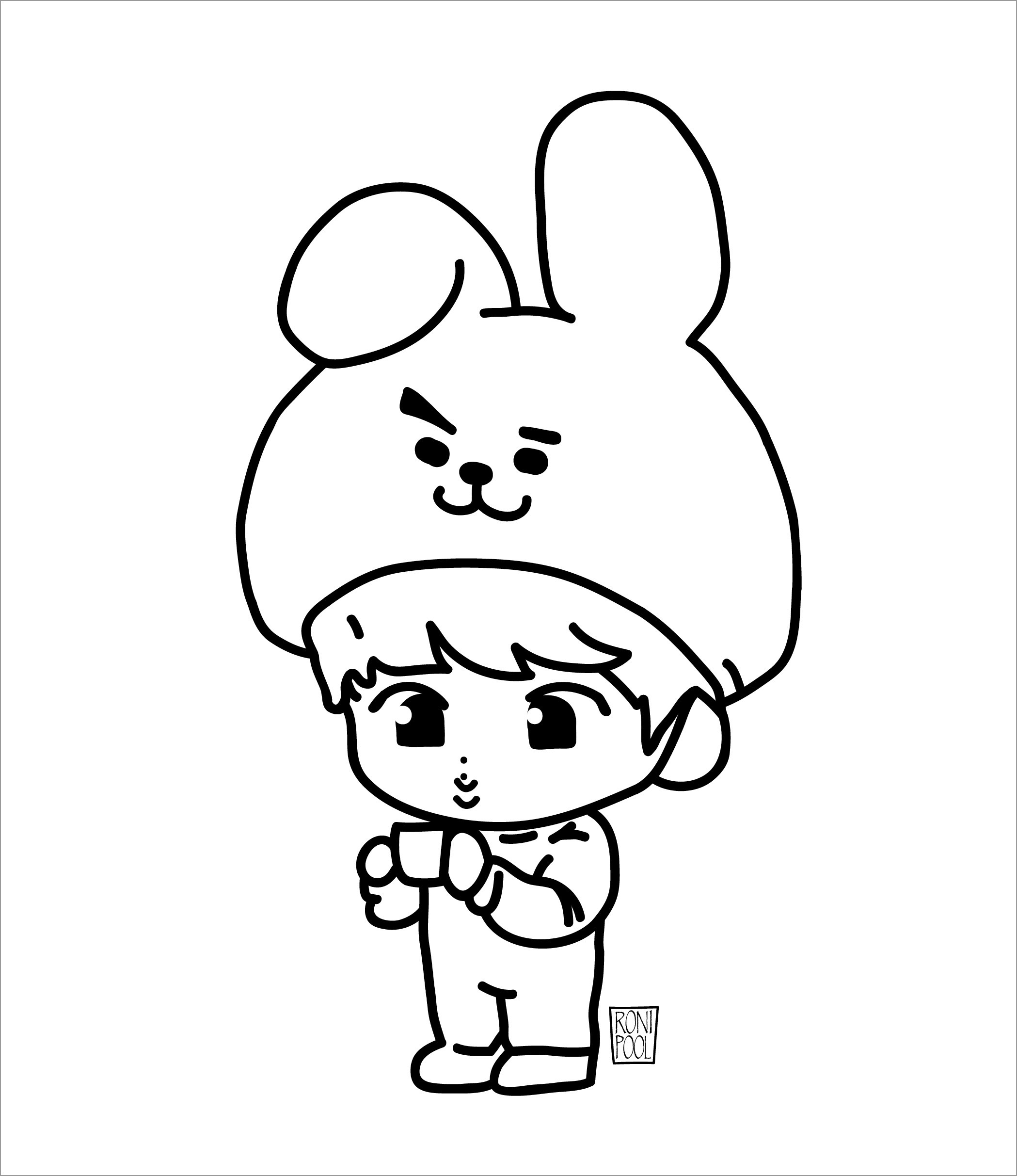 BTS Coloring Pages ColoringBay