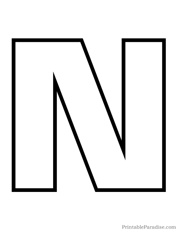 Bubble Letter N ClipArt Best
