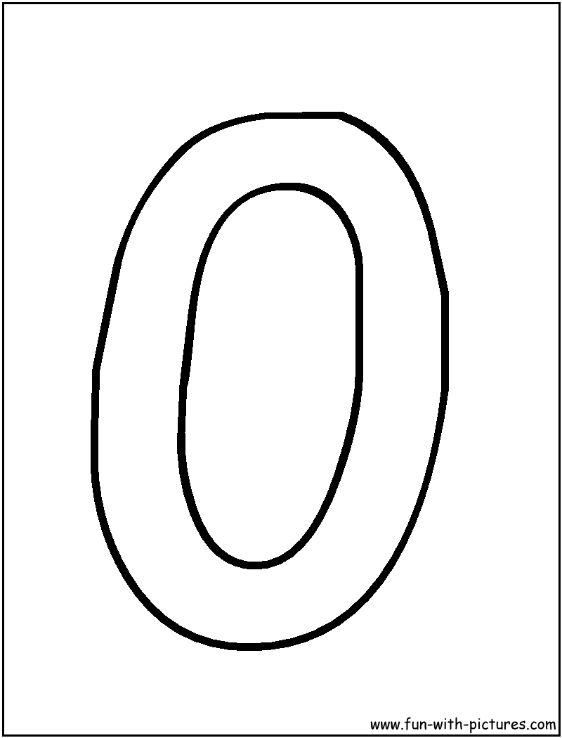 o is for coloring page