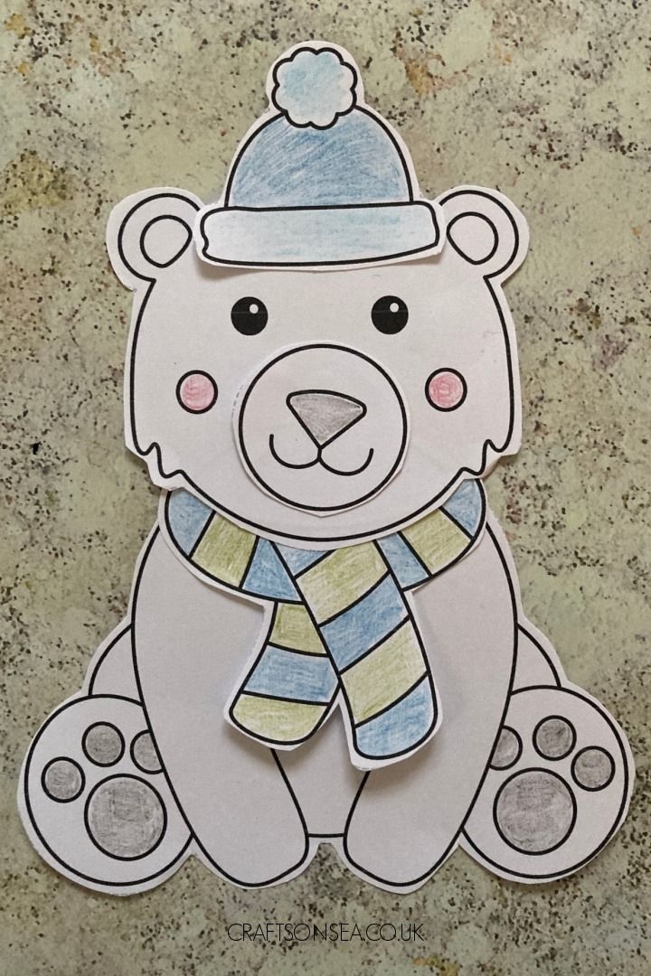 build a polar bear printable