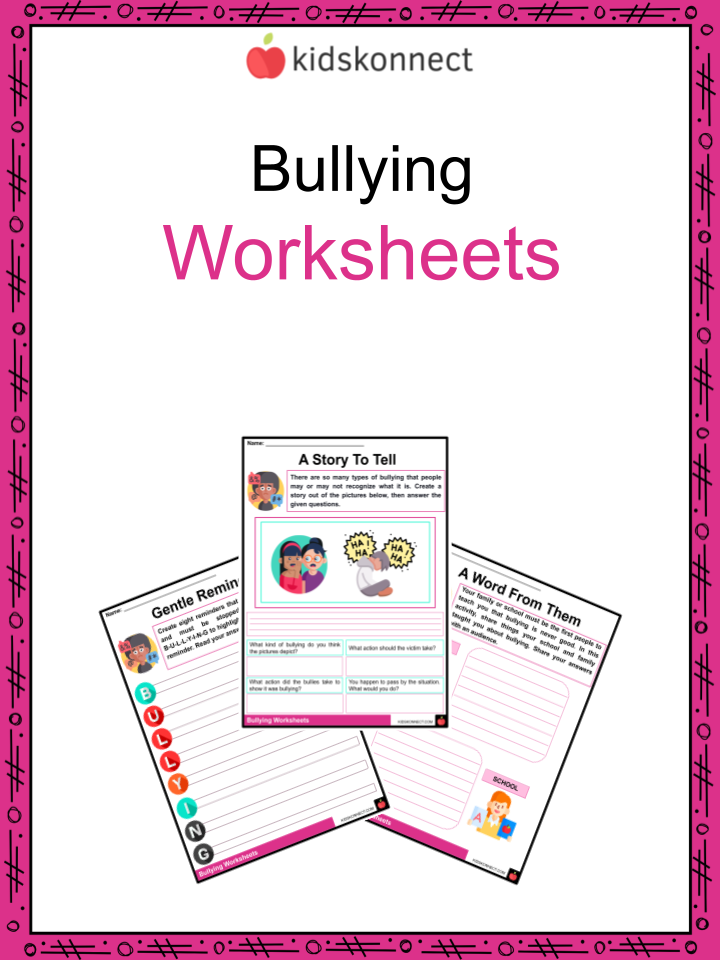 Bullying Worksheets For Kids And Teens Worksheets Library