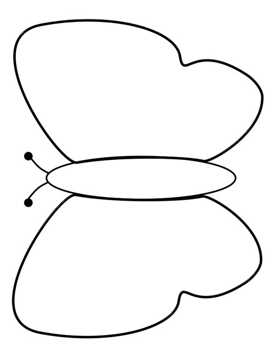 Butterfly Craft Template ClipArt Best