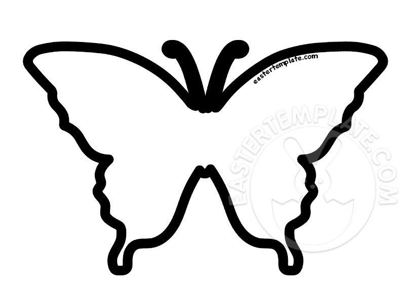 Butterfly Suncatcher Easter Template
