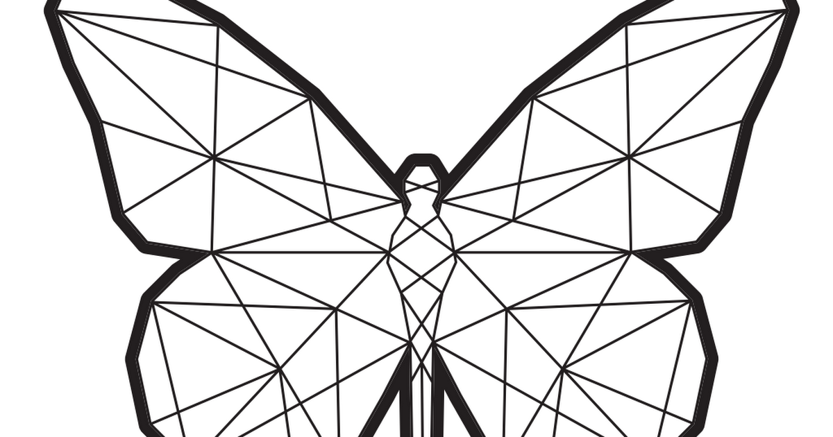 Butterfly Suncatcher Template