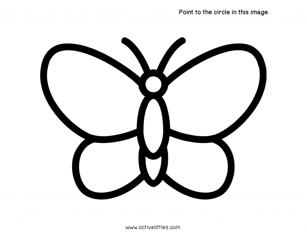 Butterfly Template Active Littles