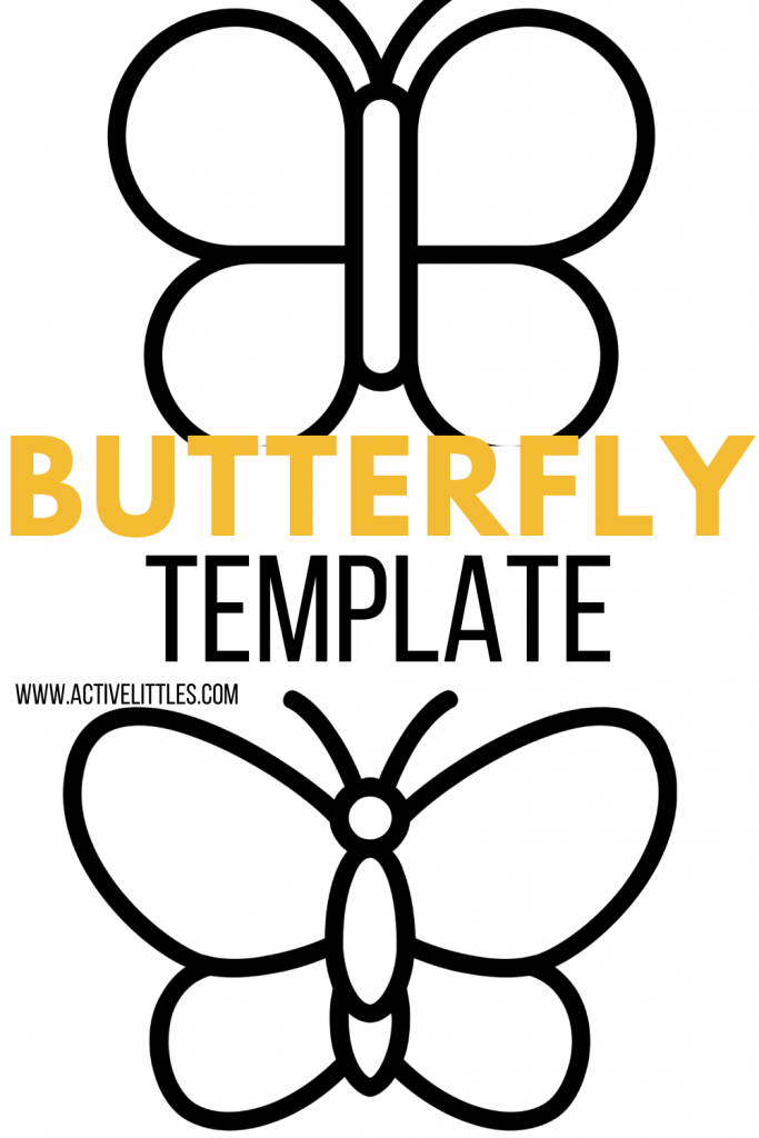 Butterfly Template Active Littles
