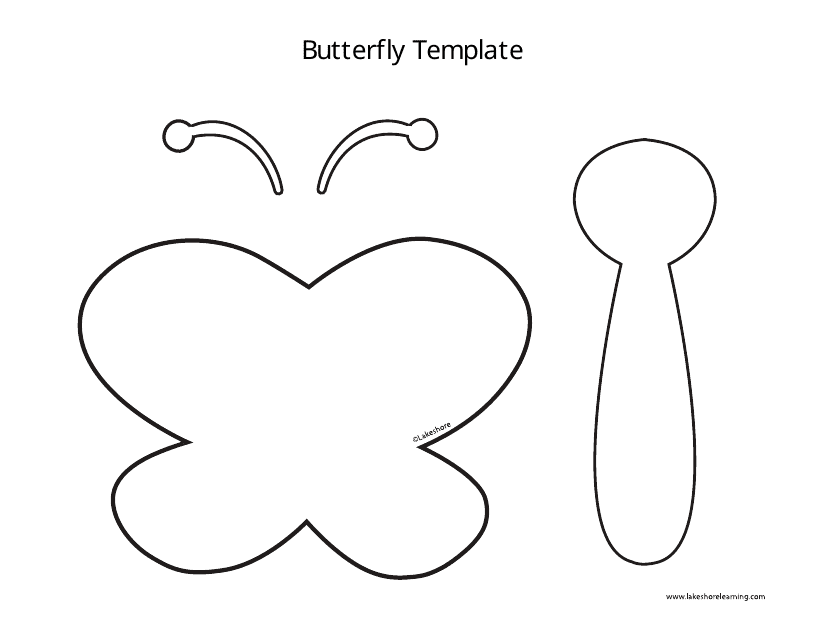Butterfly Template Download Printable PDF Templateroller