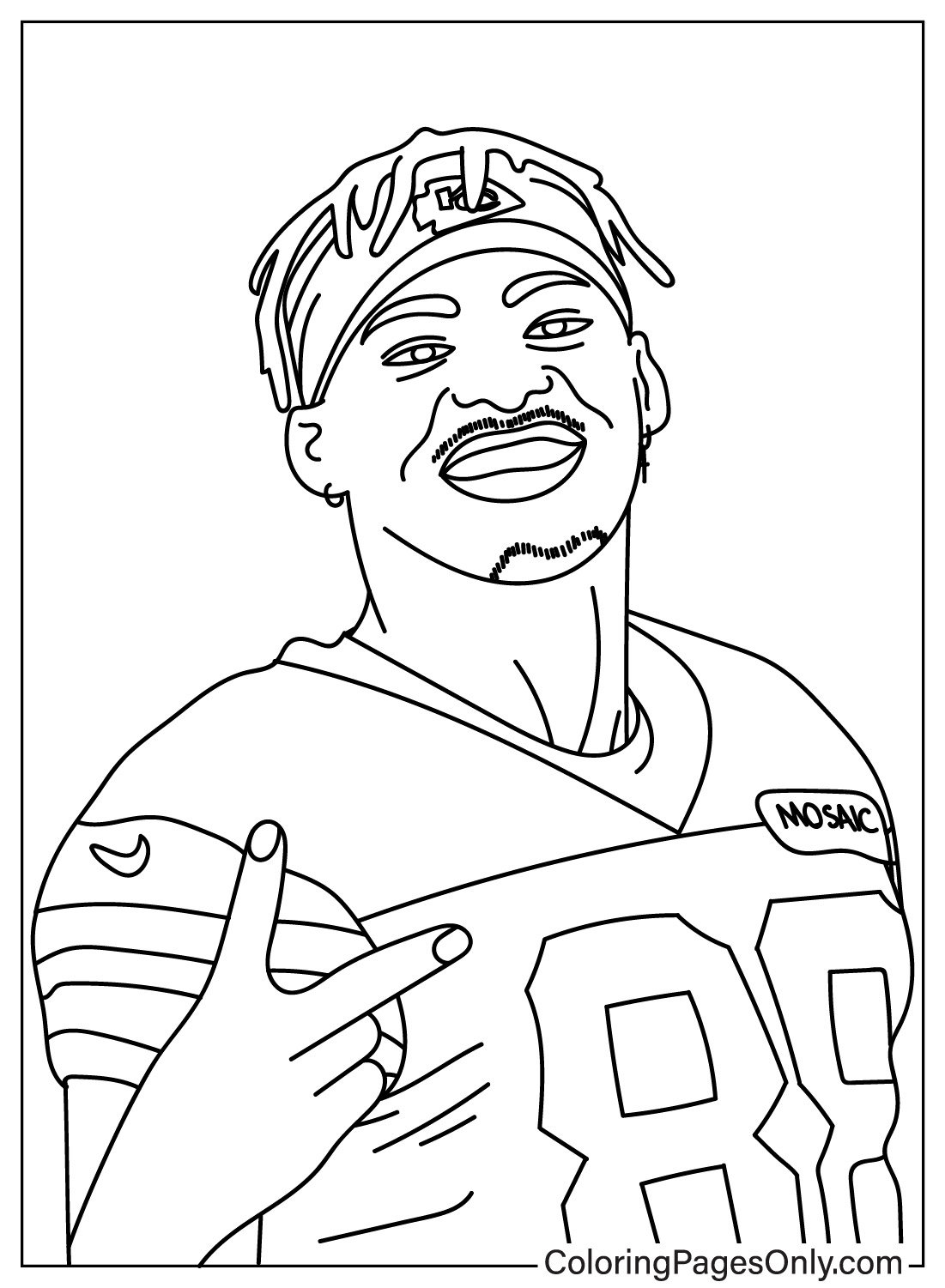 Chiefs Football Coloring Pages Coloring Nation