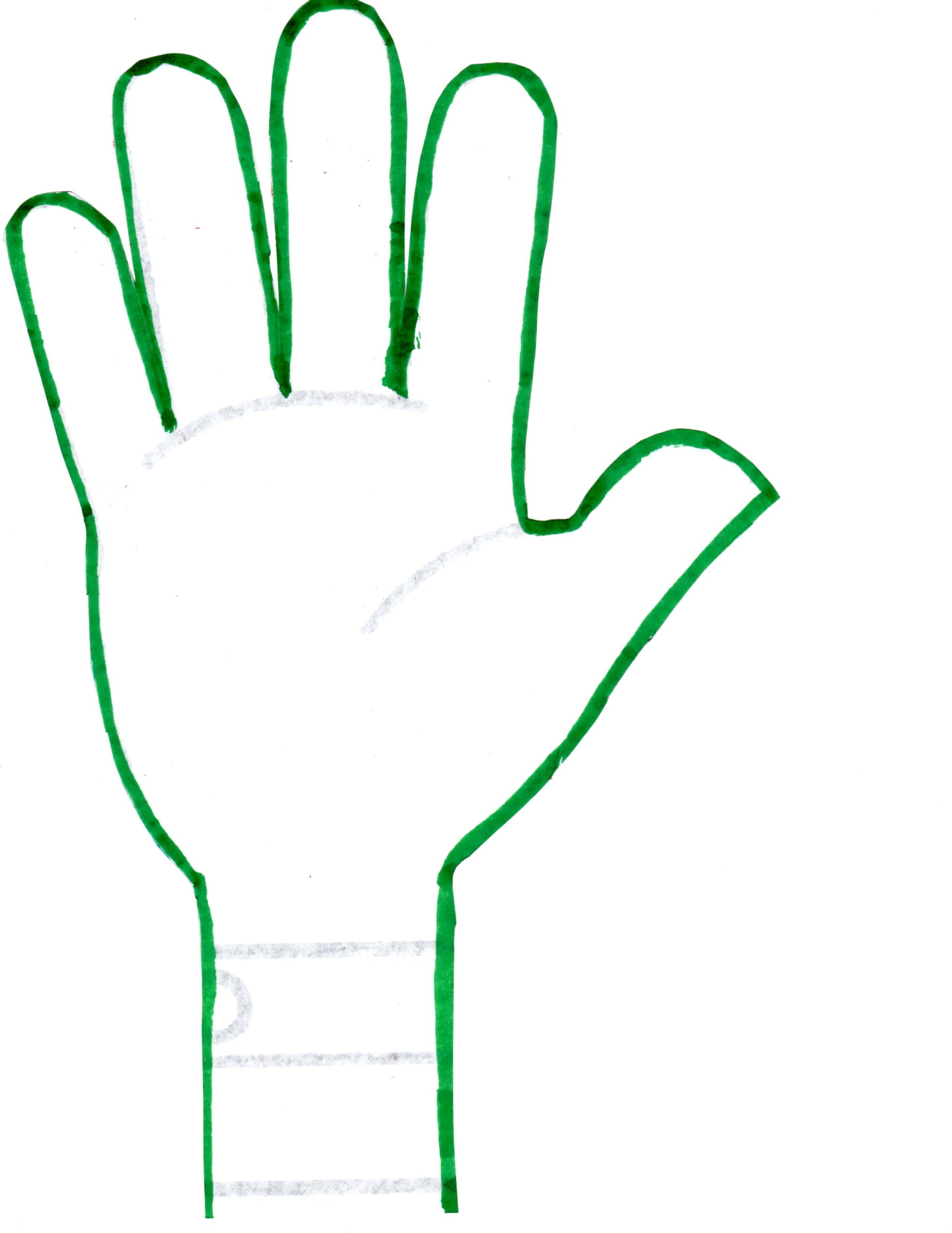 Child Handprint Template ClipArt Best