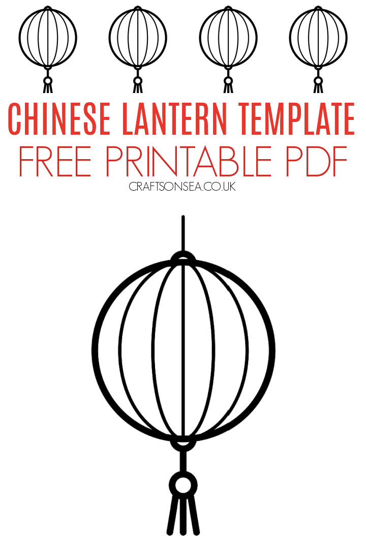 Chinese New Year Lantern Template Printable Printable Word Searches