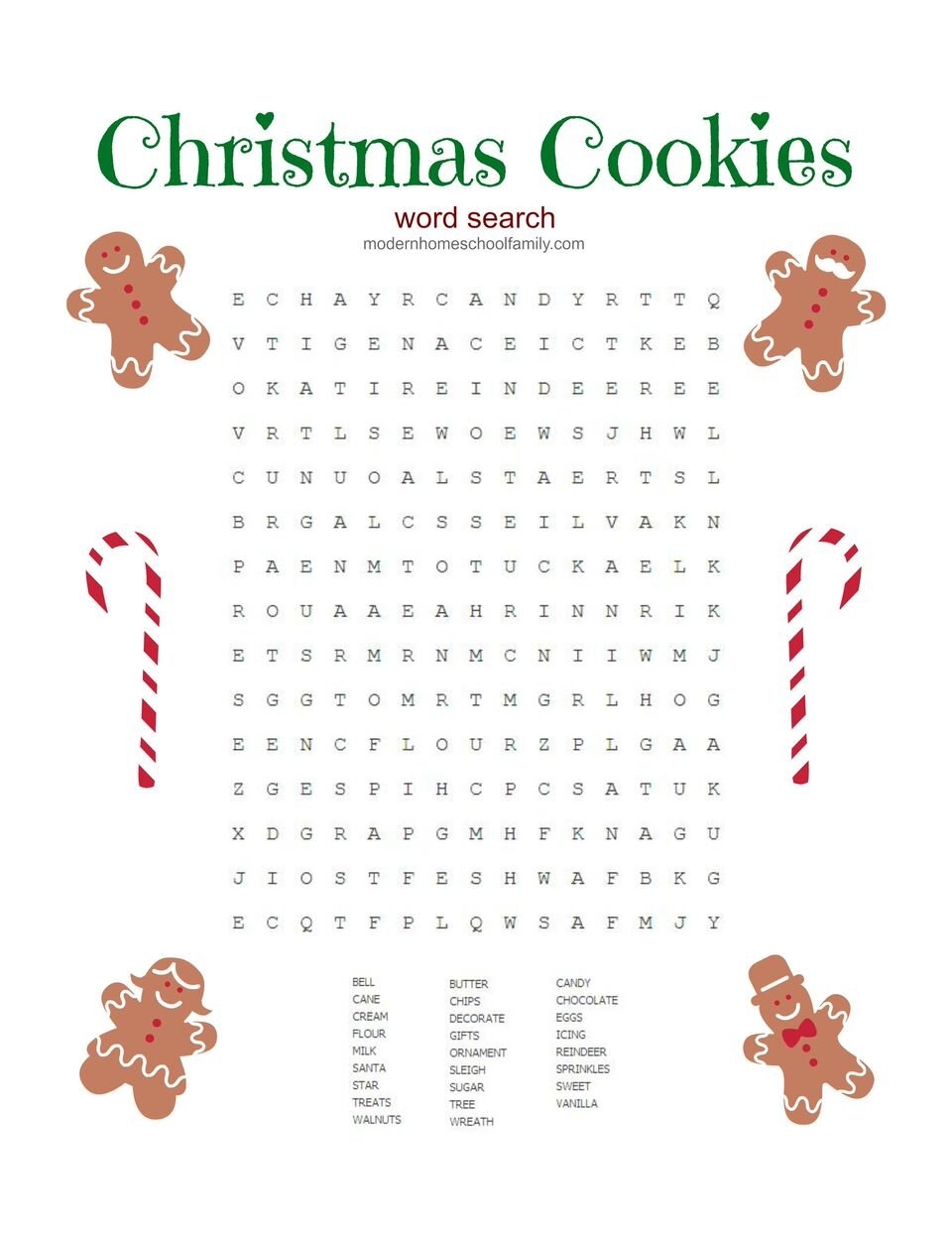 free christmas worksheets to print