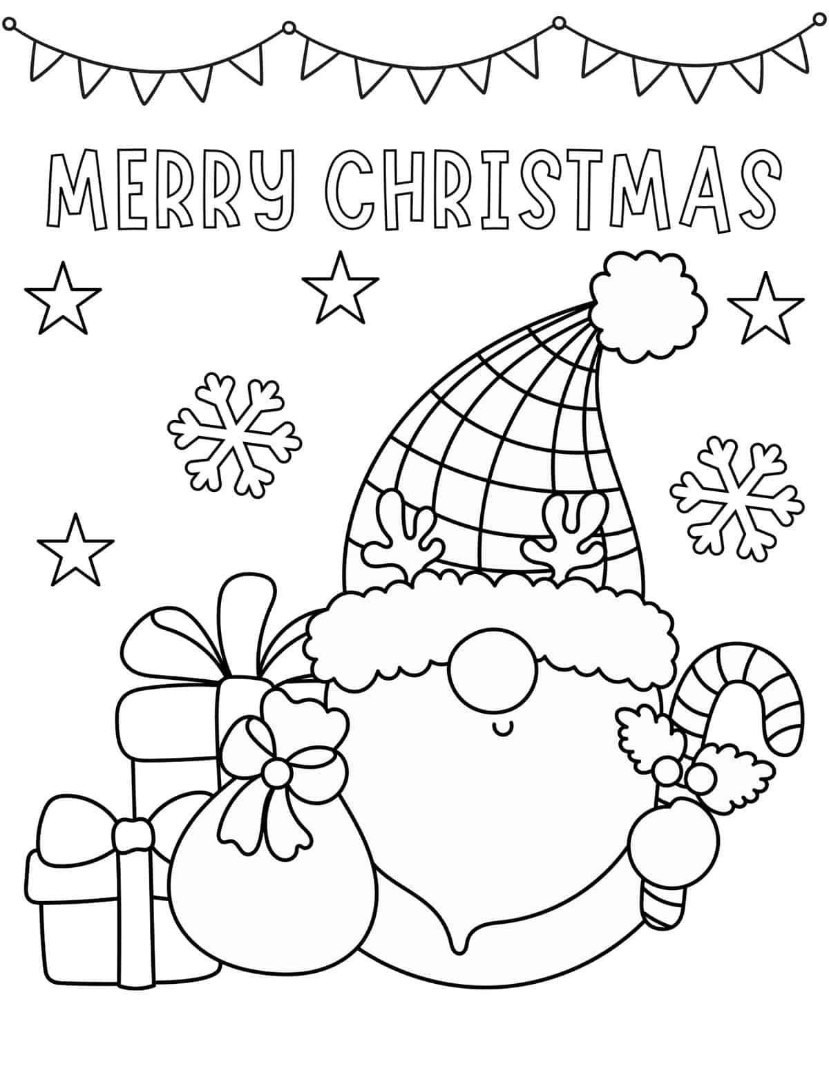 free printable coloring christmas pages