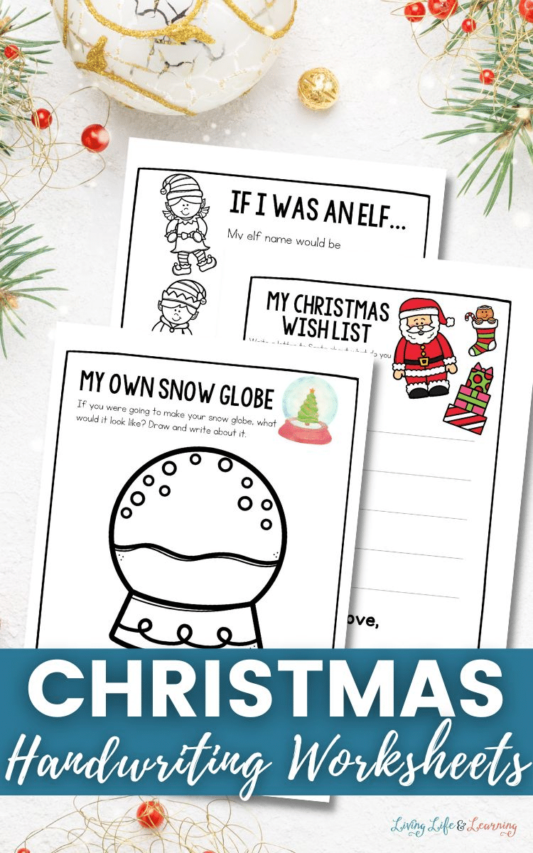 Christmas Handwriting Worksheets Free Homeschool Deals