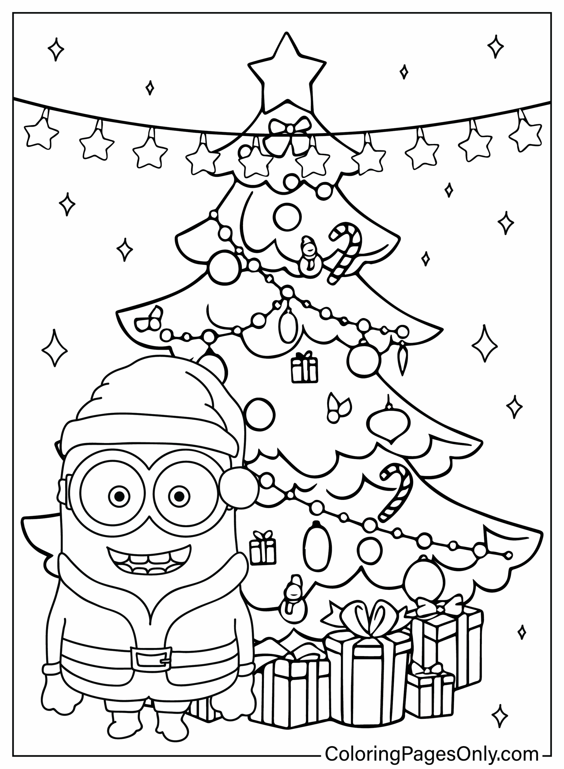 coloring page christmas