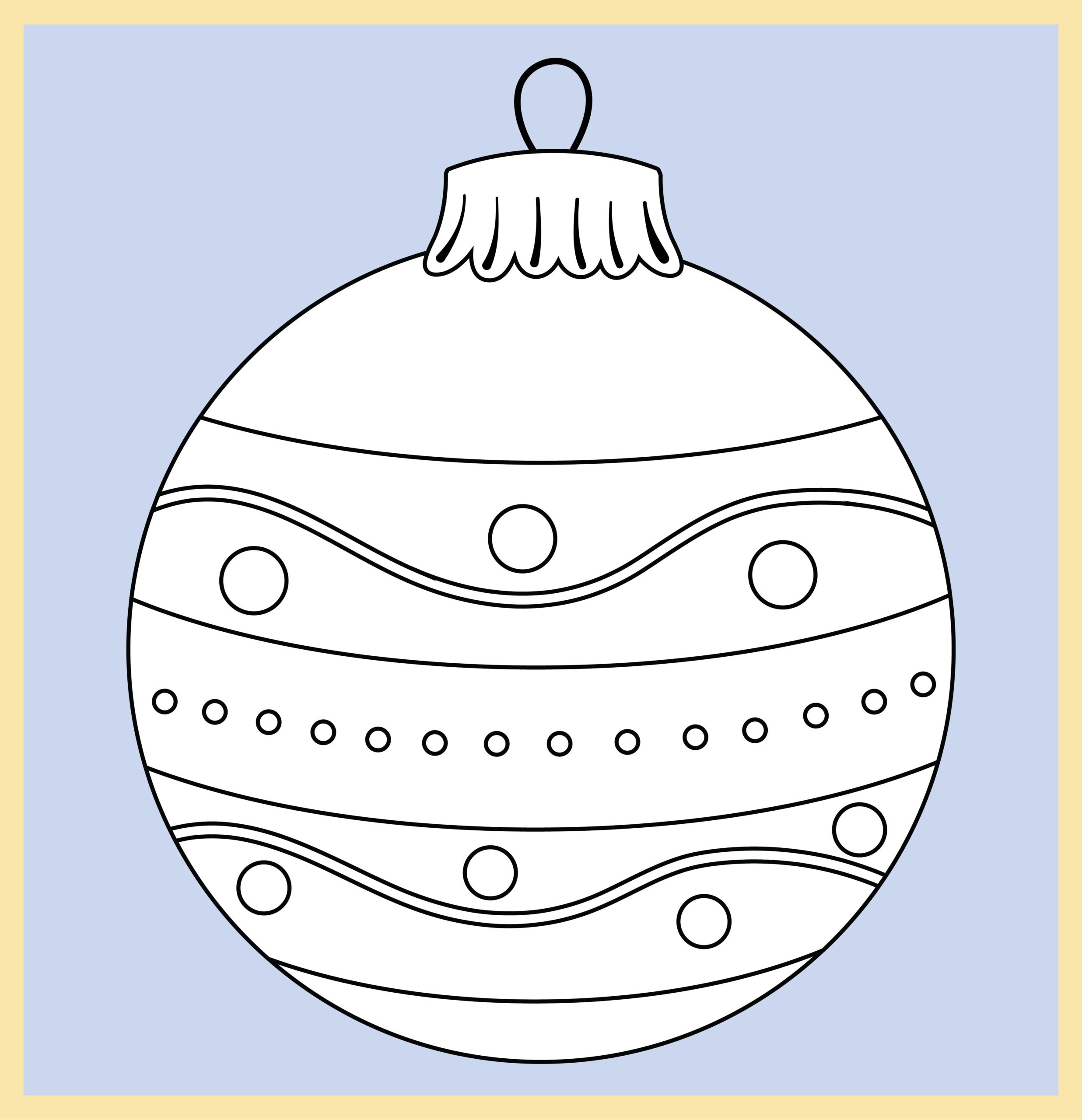 free ornament printable