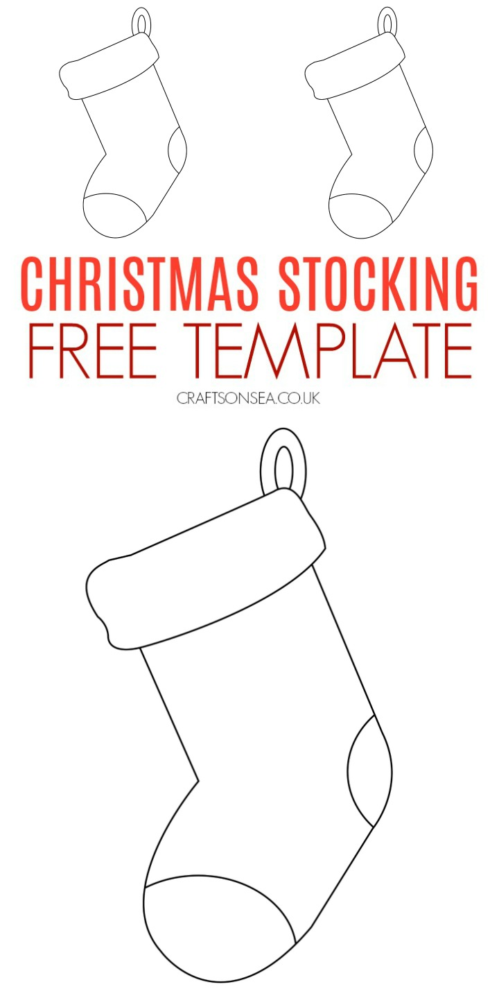 blank stocking pdf