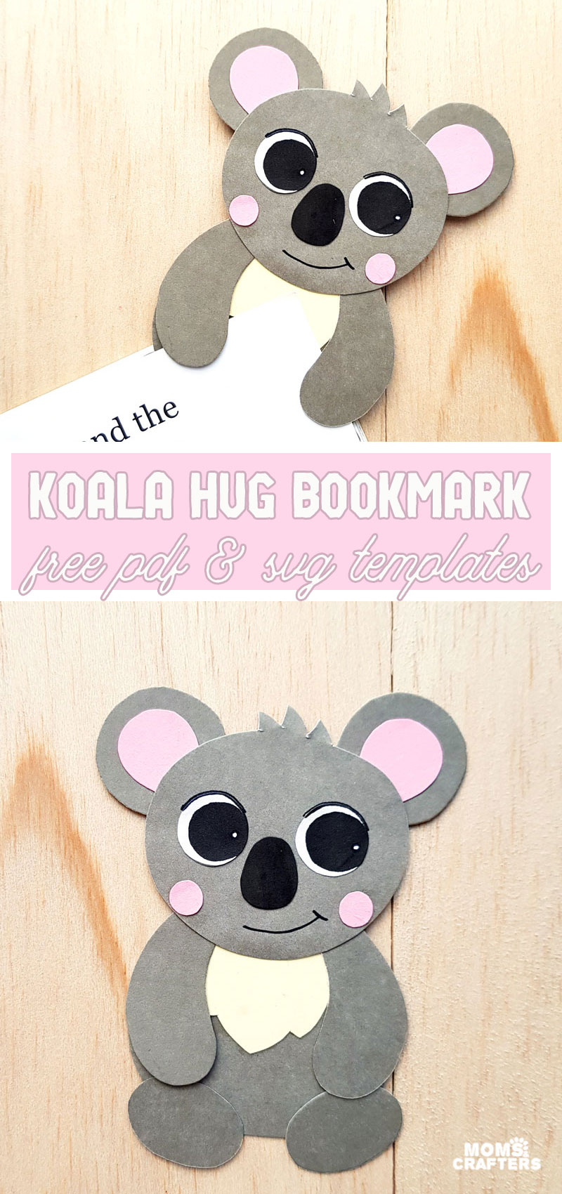 Click To Get The Free Paper Craft Template To Make These Koala 
