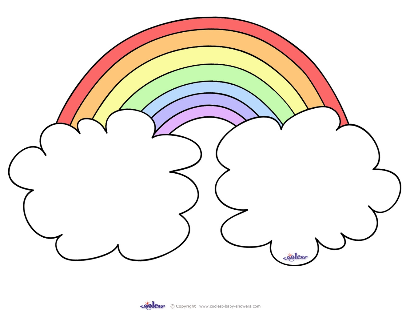 rainbow coloring printables