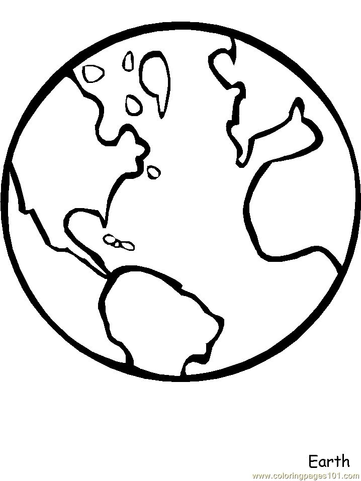 blank earth printable