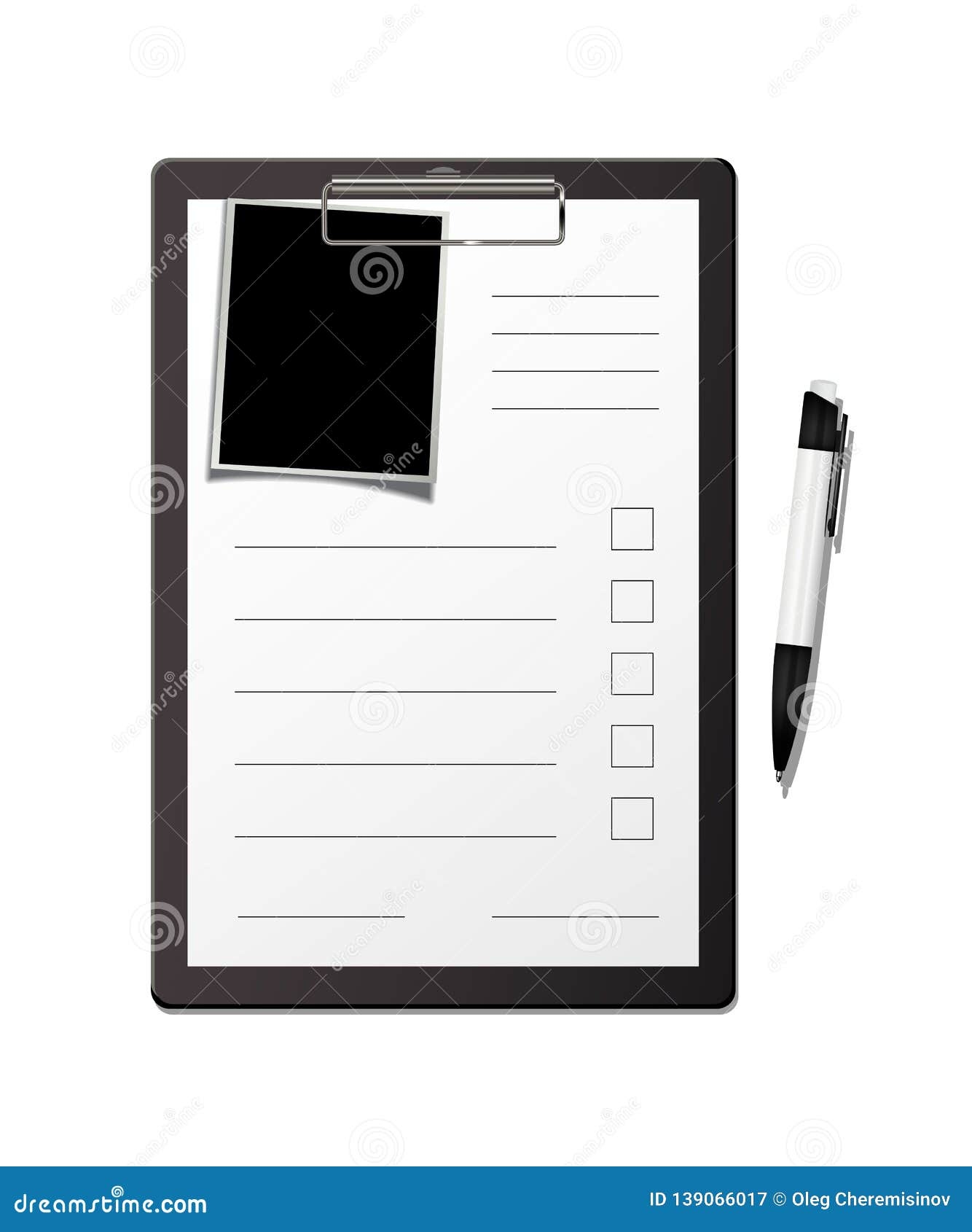 blank questionnaire form