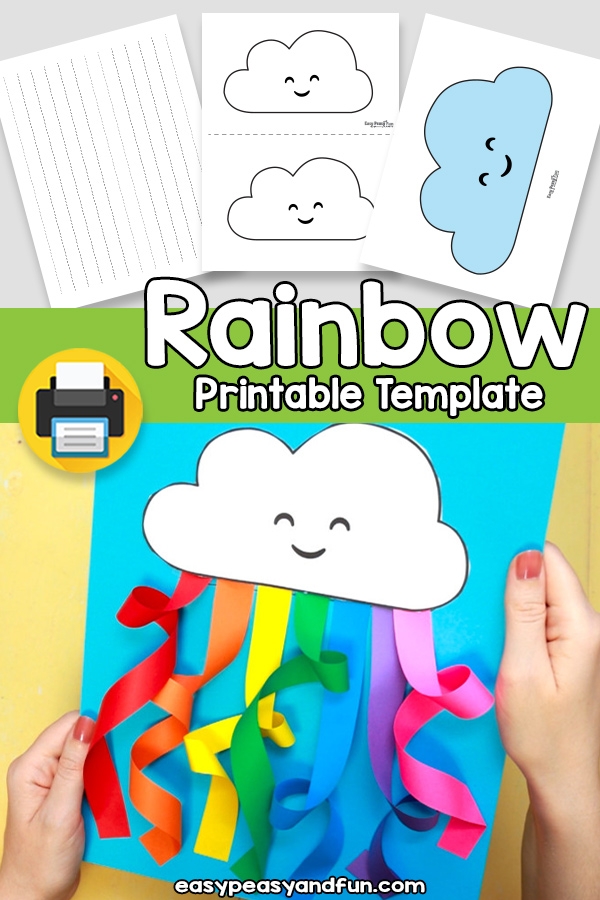 Cloud And Rainbow Craft Template Easy Peasy And Fun Membership