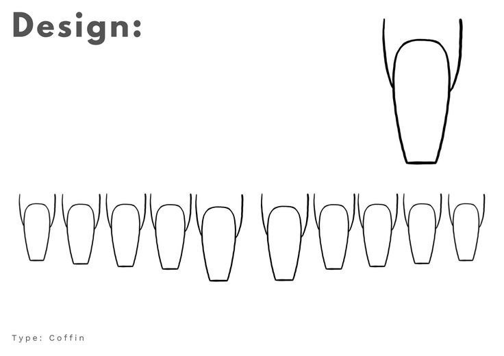 Coffin Nail Design Template Social Media Template