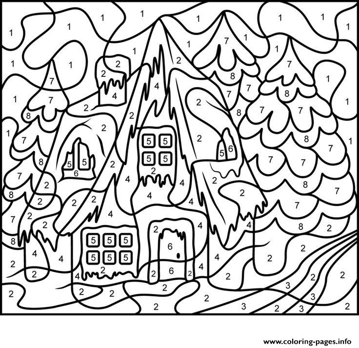 Color By Number Adults Printable Free Color By Number Printable