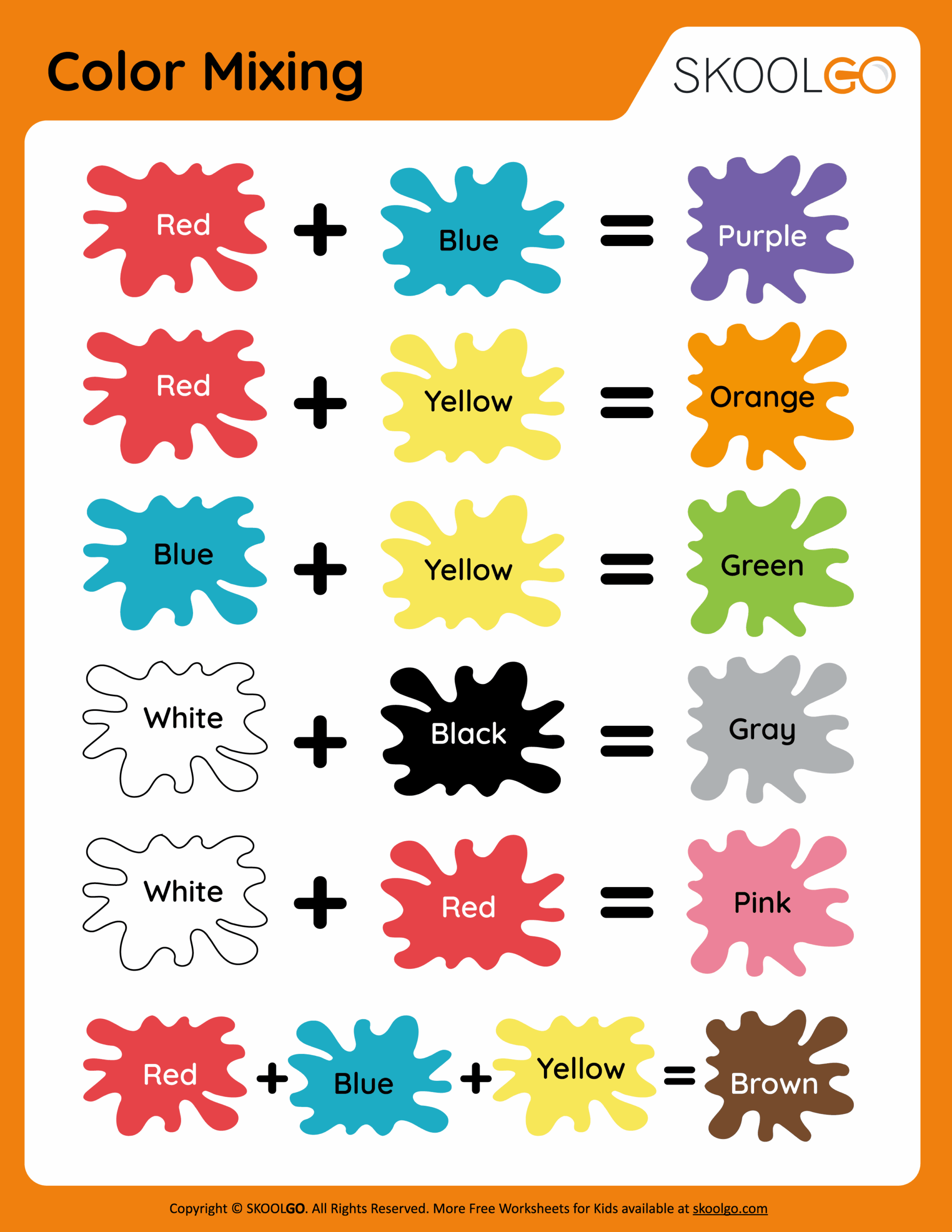 english worksheet for children