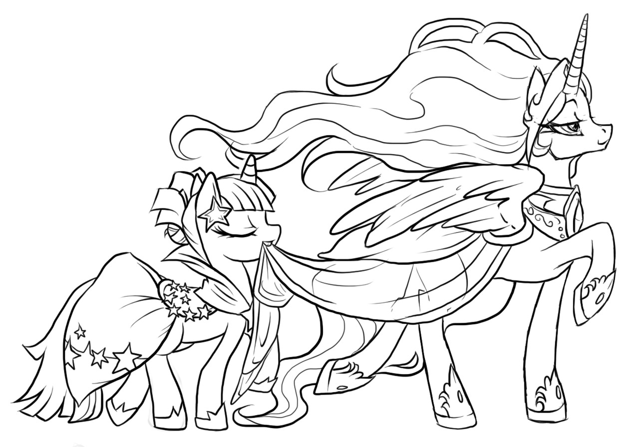 Coloring Page Ideas Marvelous Alicorn Coloring Image Coloring Home