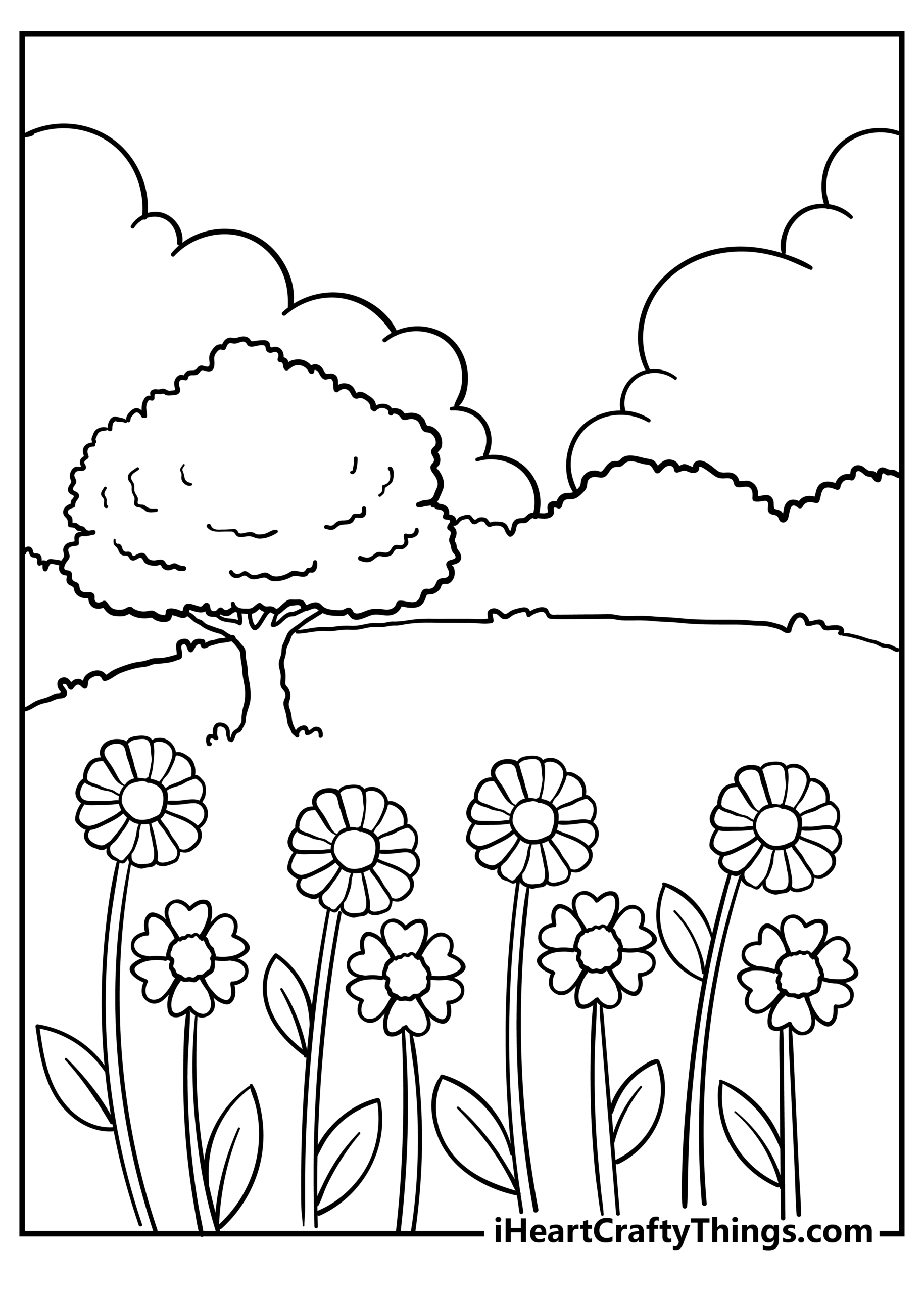 coloring nature for grade 1