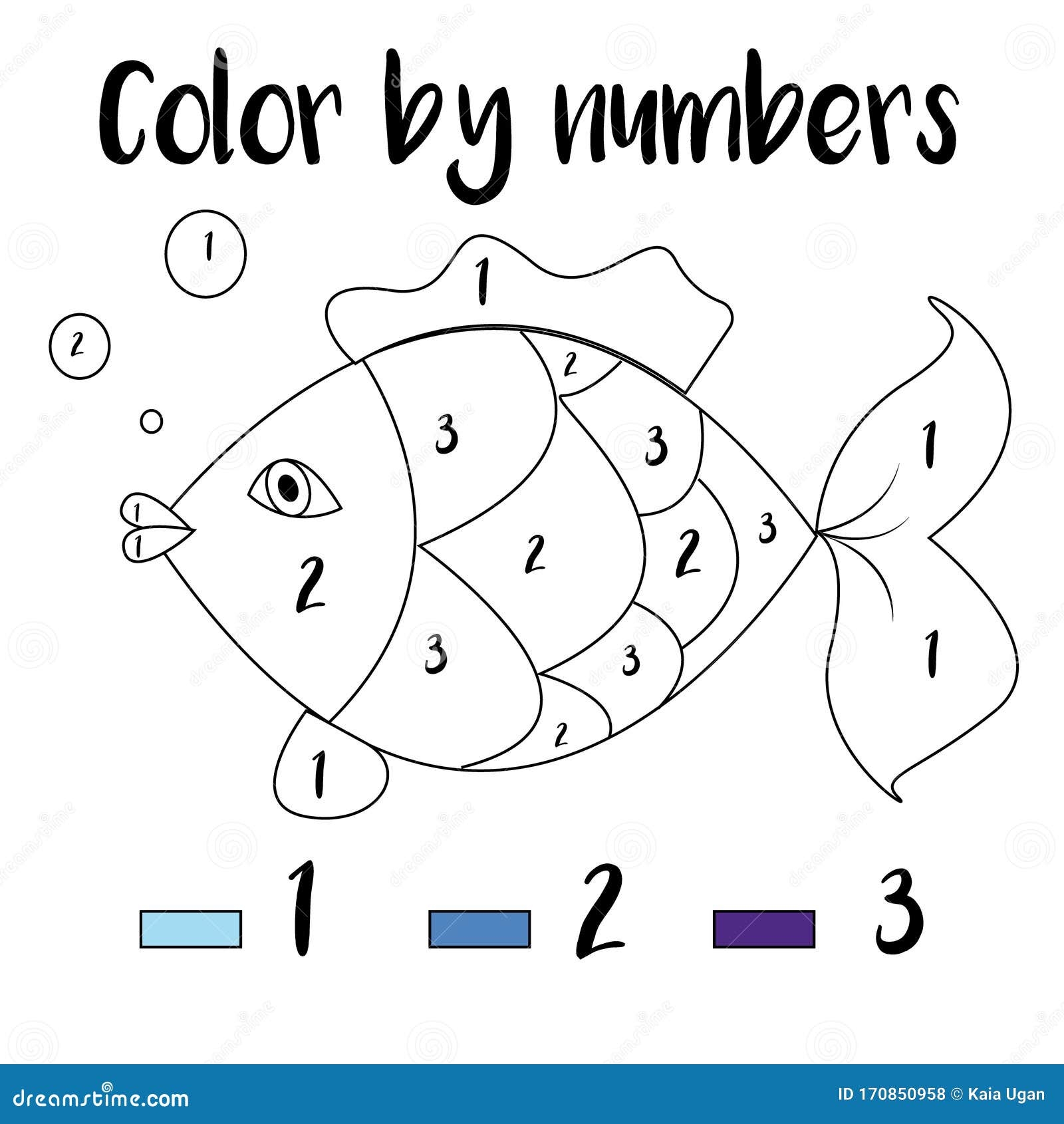 coloring page numbers