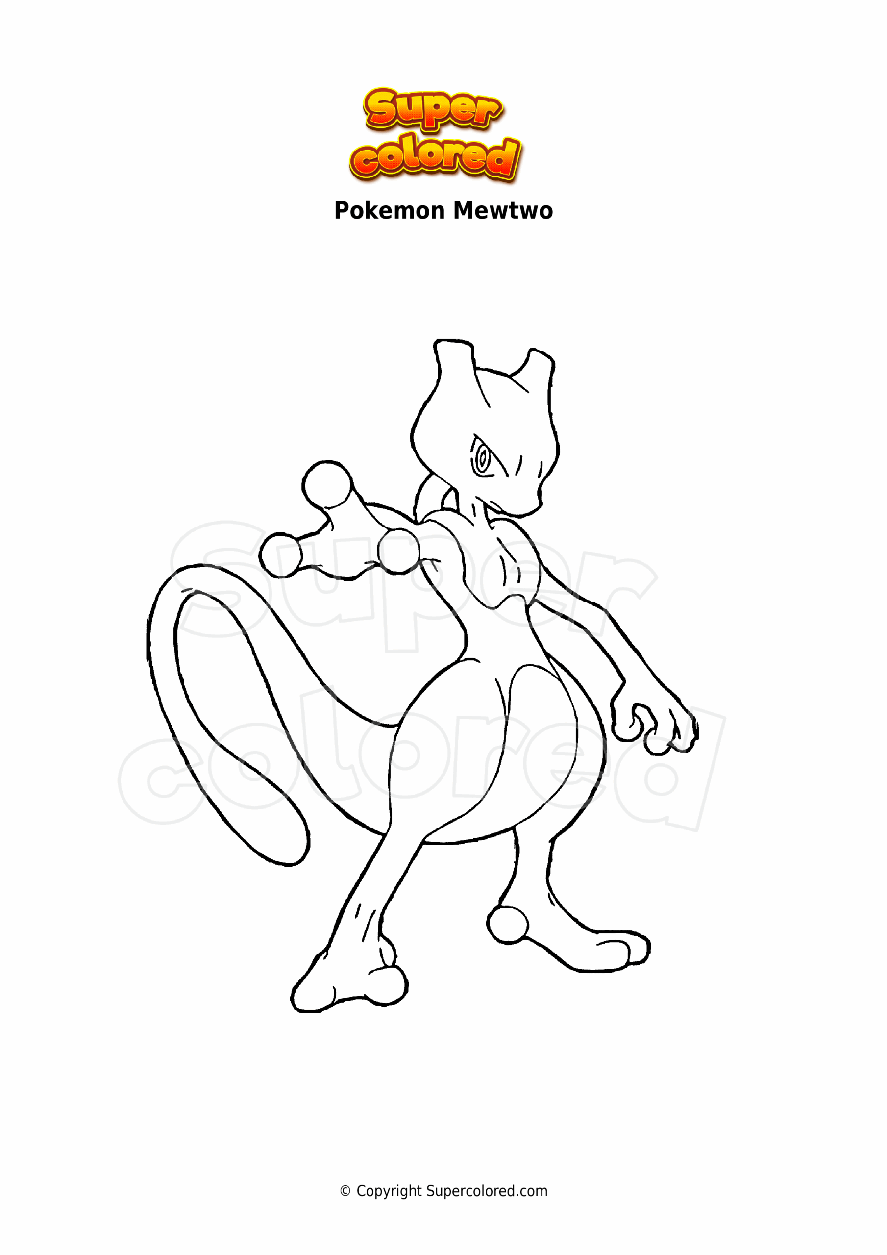 a coloring page of pokemon