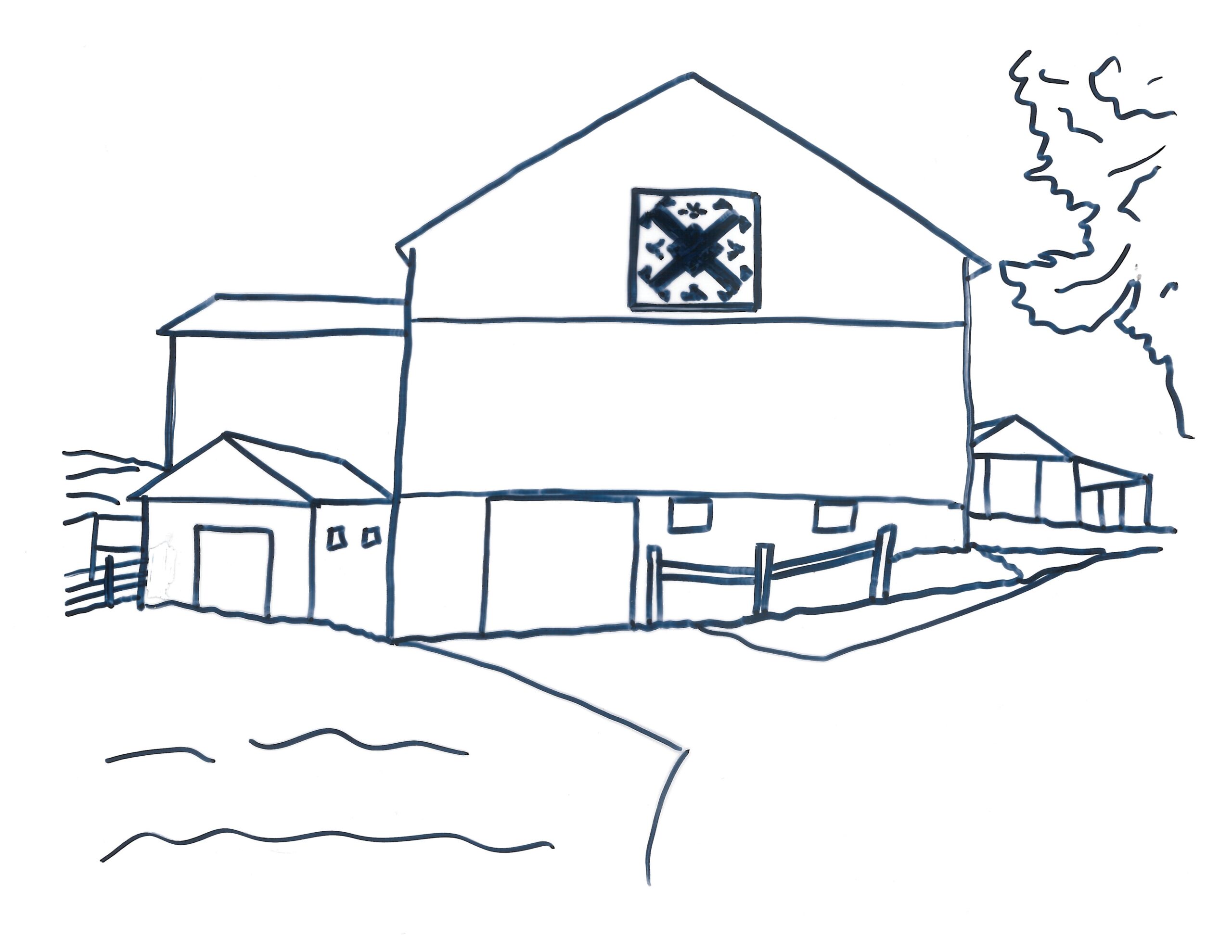 Coloring Pages Barn Quilts In Garrett County Maryland