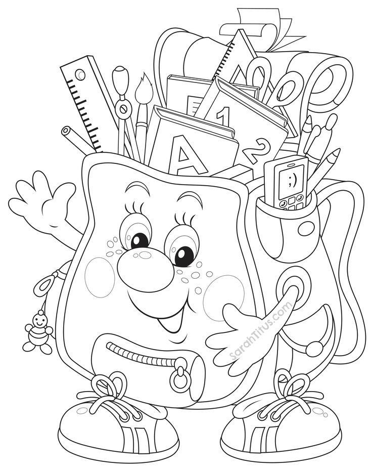 e coloring page for elementary school