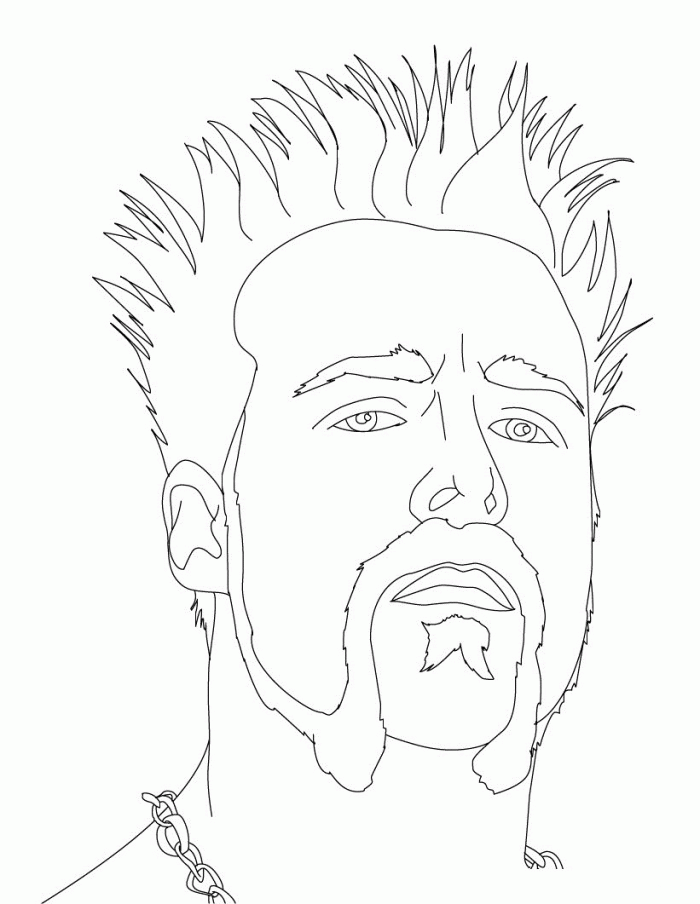 Coloring Pages Of Wwe Wrestlers Coloring Home