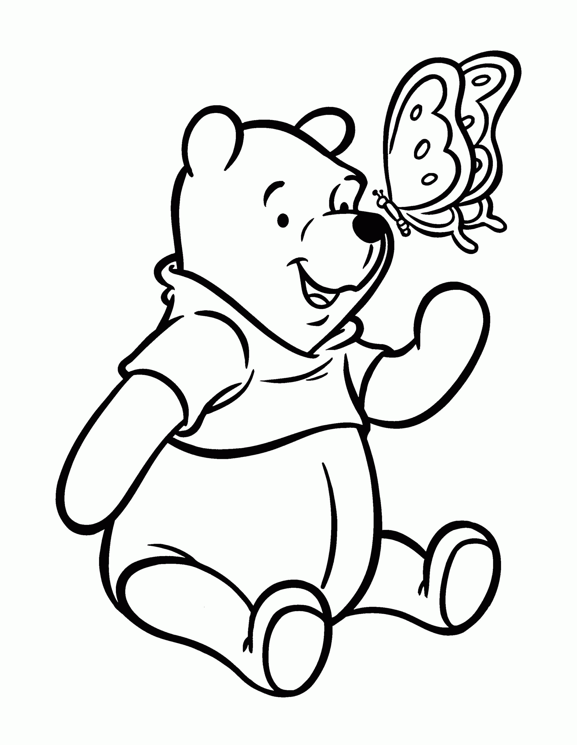 printable winnie Pooh coloring pages