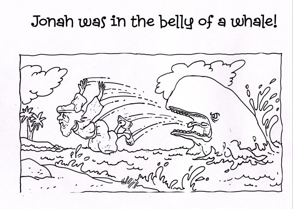 Coloring Printable Jonah And The Whale