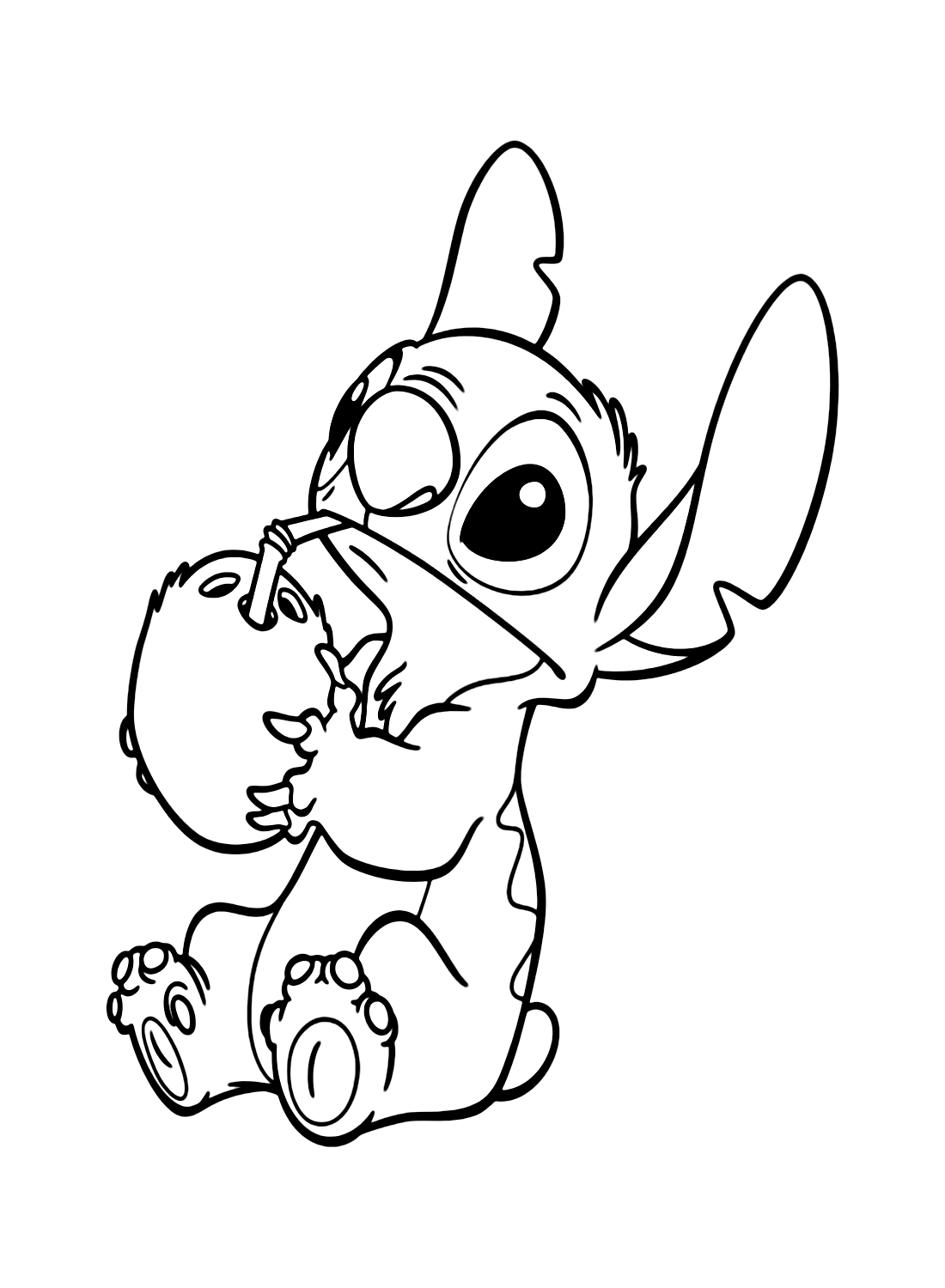 Coloring Sheets Printable Stitch NBKomputer
