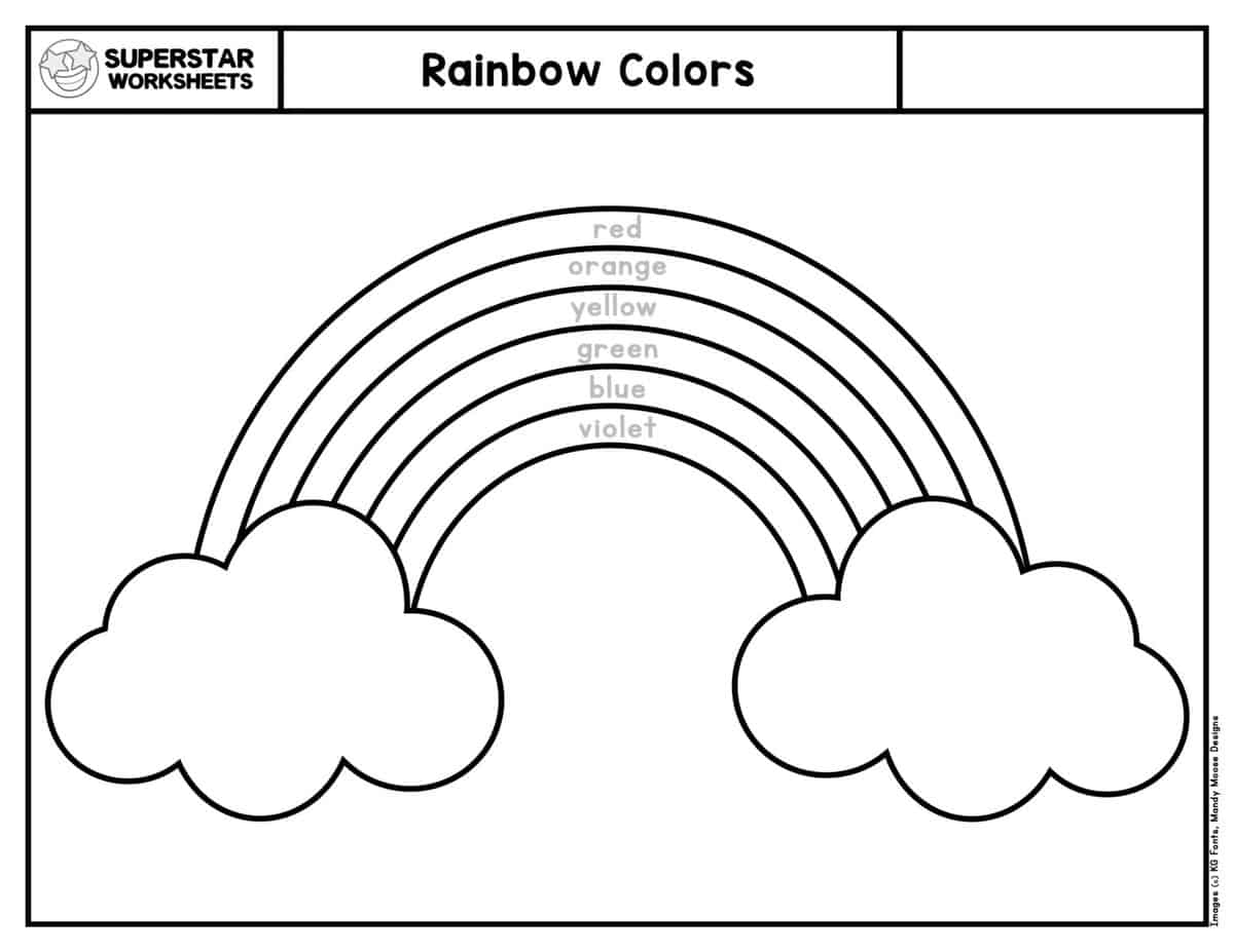 Coloring Worksheets For Preschool Free Printables Superstar Worksheets