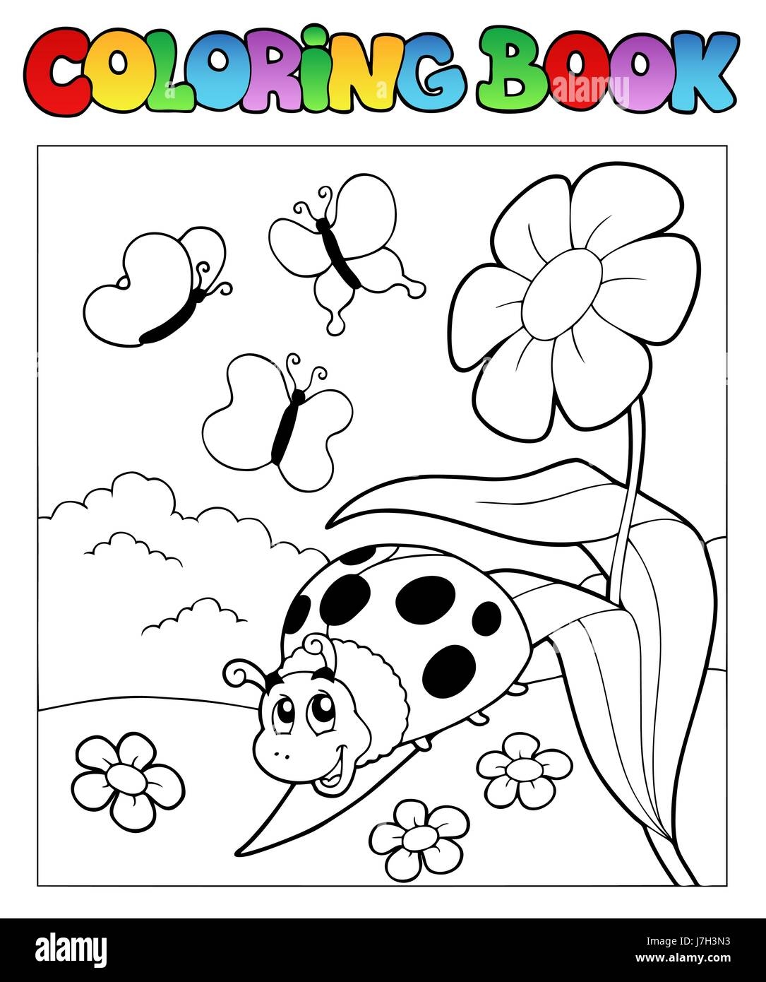 Colour Beetle Paint Painted Ladybird Colouring Ladybug Book Laugh 