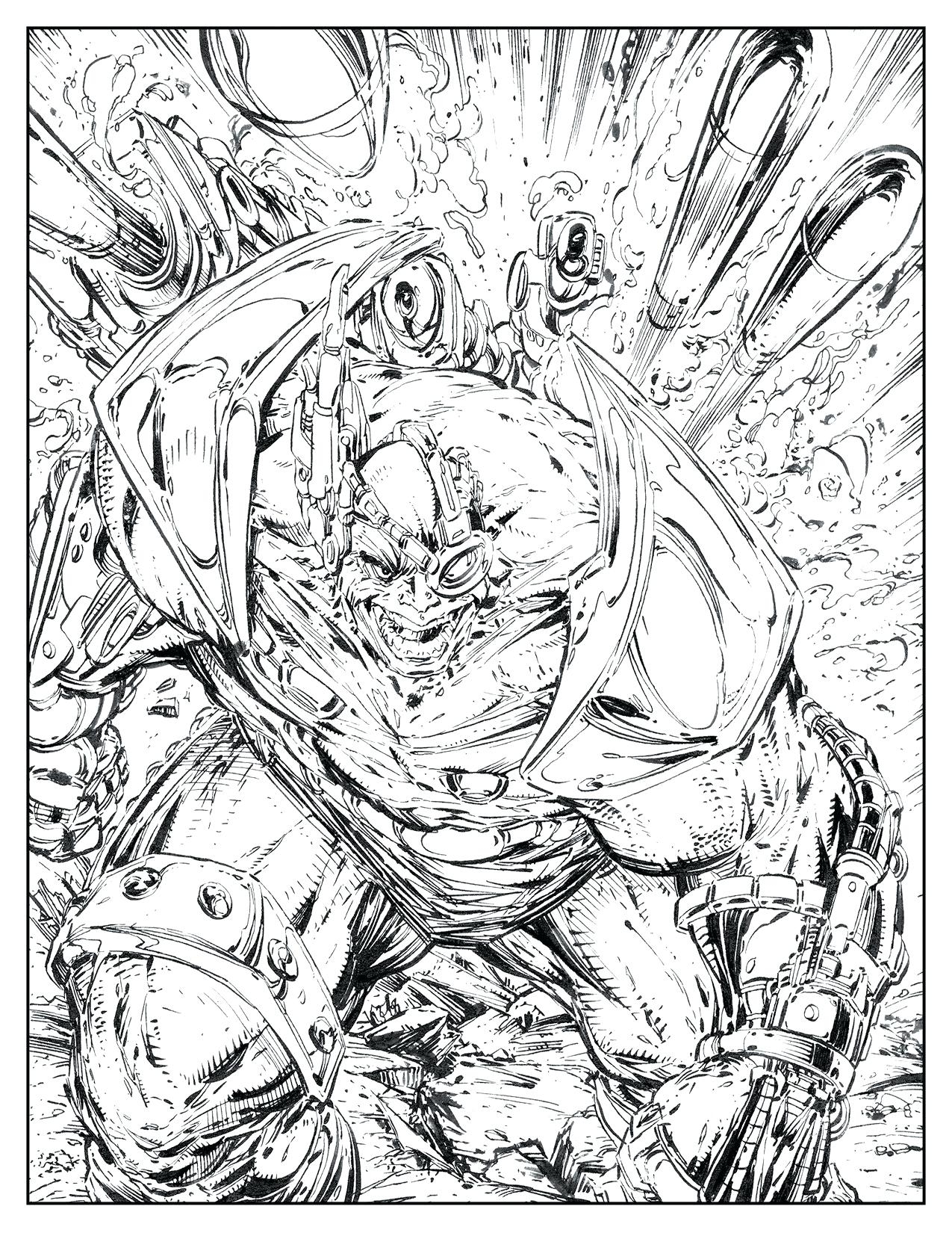 Comic Book Coloring Pages At GetDrawings Free Download